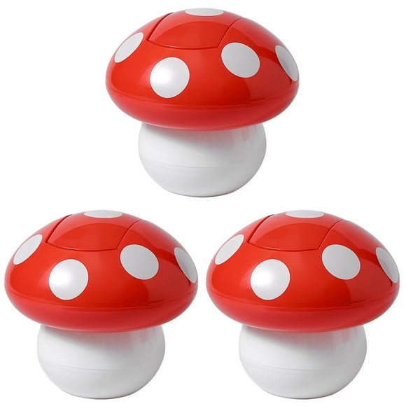 3 Count Cute Cartoon Hanging Trash Can Bin Mini Bedroom Odor-proof