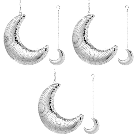 3-Pack Inflatable Disco Hanging Decorations for Party and Event Decor
