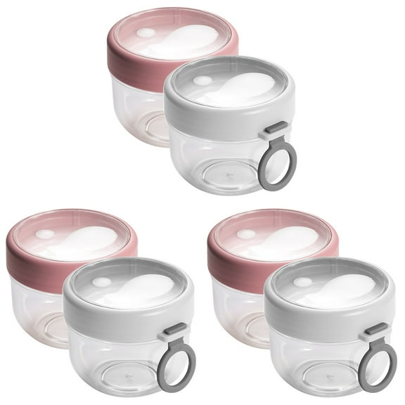 3 Count Farmhouse Cookie Jar Oatmeal Container Workplace Jars