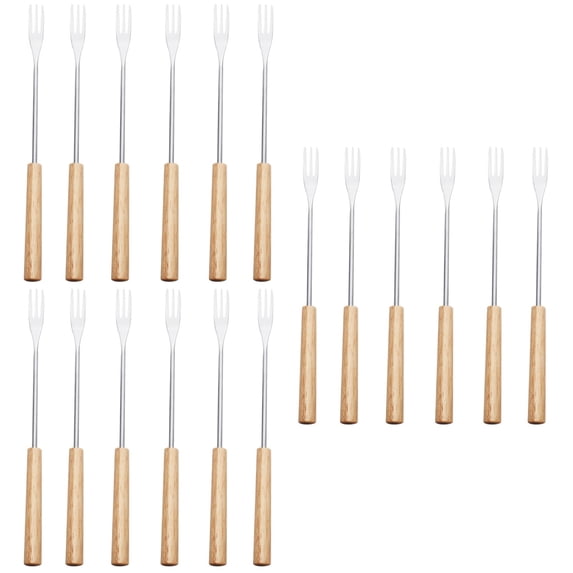 FESTFENDS Fondue Forks For Restaurants Portable 18Pcs 10.2In