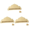 thumbnail image 1 of 3 Count Golden Mandolin Tailpiece Metal Pearlescent Earth Tones, 1 of 6