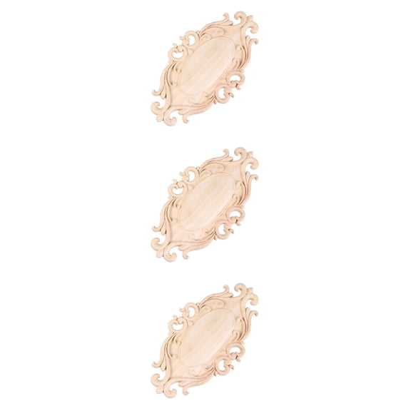 3 Count Gothic Ceiling Tiles Silver Wall Decor Door Decorative Applique