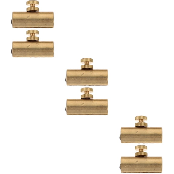 Set of 3 Cello Wolf Sounder Guitar Tuner Clip Instruments Golden