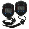 thumbnail image 1 of 3 Count Handheld Chronograph Pedometer Sports Timer Hour Stopwatch, 1 of 8