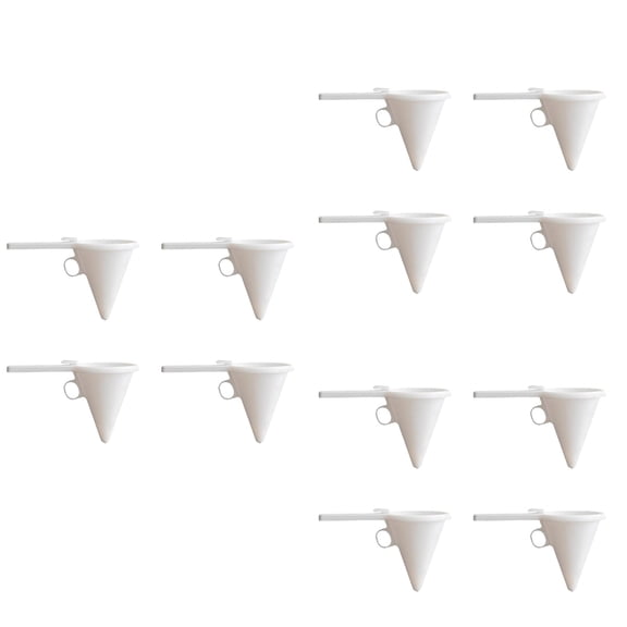 3 Count Icing Sugar Pancake Dropper Candy Dispenser Decorations White