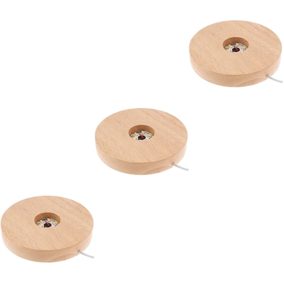 3 Count Lamp Holder LED Light Strip Table Lamps Night Lights Desk Rotating Display Stand