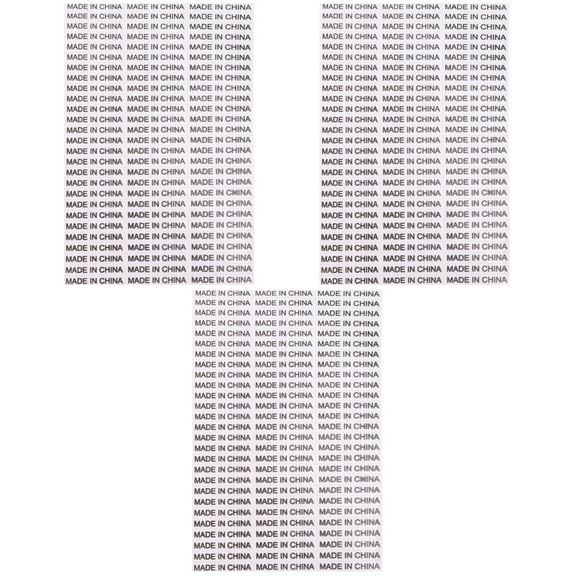 3 Count Large Sticky Labels Manufacturing Stickers Packaging Stickers 3.4*0.6cm