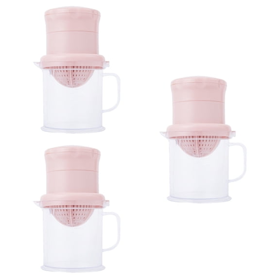 3 Count Manual Juice Maker Kitchen Vegetable Squeezing Machine Pink