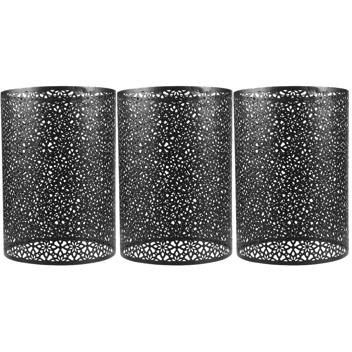 3pcs Lamp Shade Wrought Iron Lamp Cover Hollowed Floor Lampshade Table Light Shade