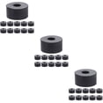 thumbnail image 1 of 3 Pieces Air Rubber Shock Pad Appliance Grommet 3x3CM Black, 1 of 8