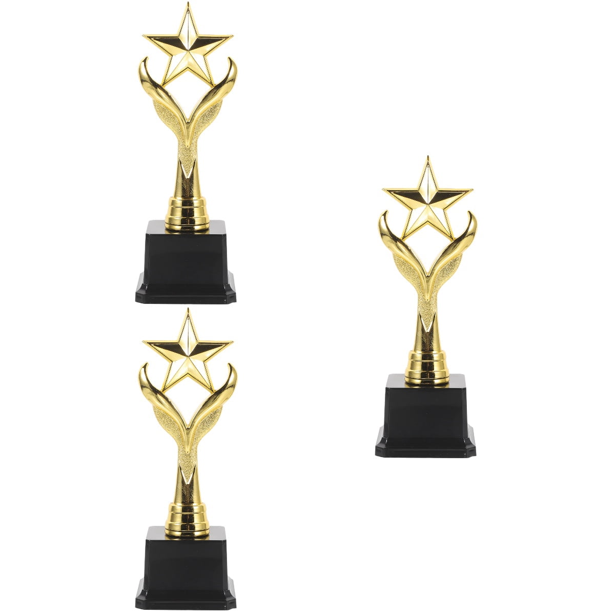 3 Count Mini Trophies Bulk Baby Shower Prizes for Winners Student Trophy Child