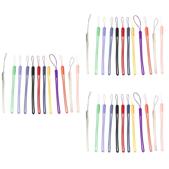 3 Count Mobile Phone Lanyards Cellphone Accessories