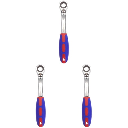 3-Pack Multi Wrenches with Tooth Round Head and Quick-Release Mechanism for Easy Use