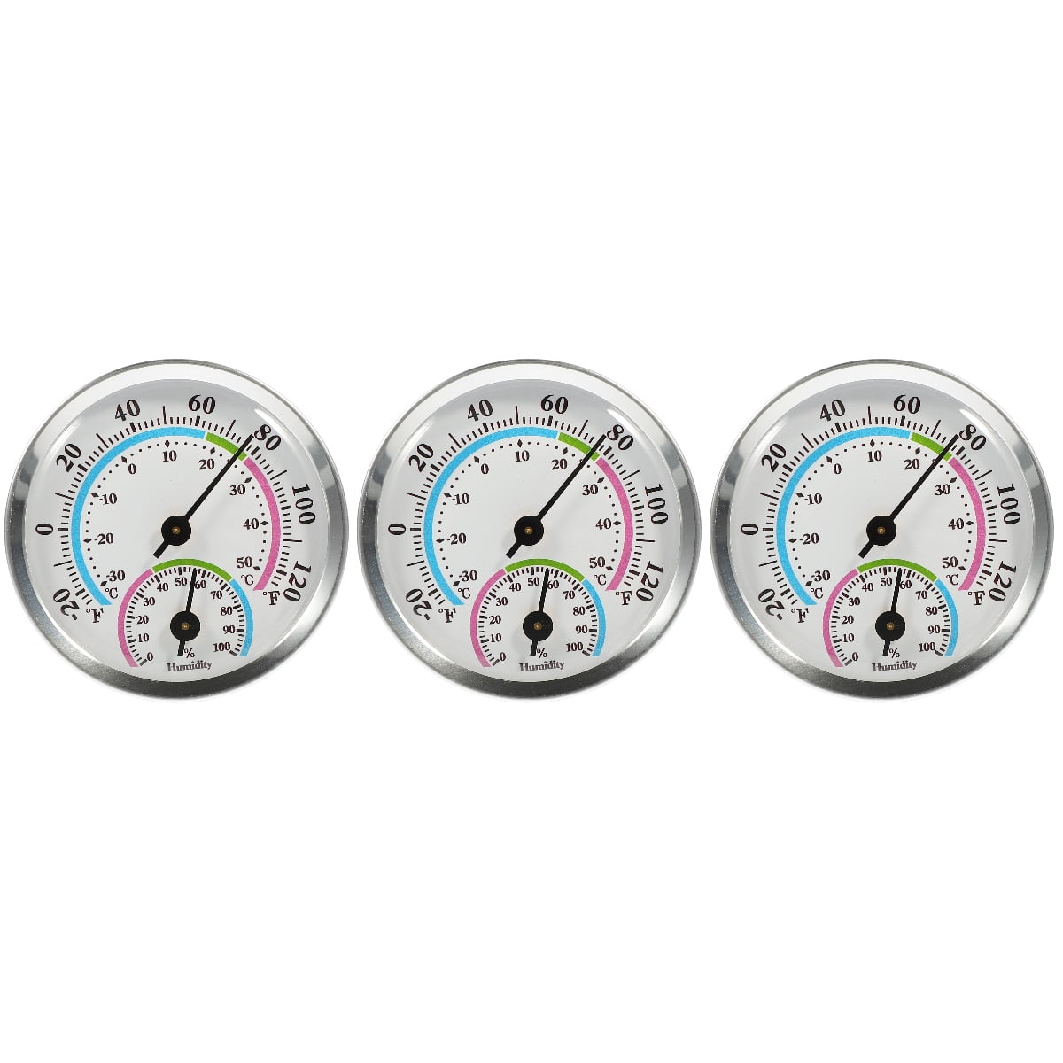 3 Count Outdoor Temperature Gauge Thermometer for Sauna Room Large ...