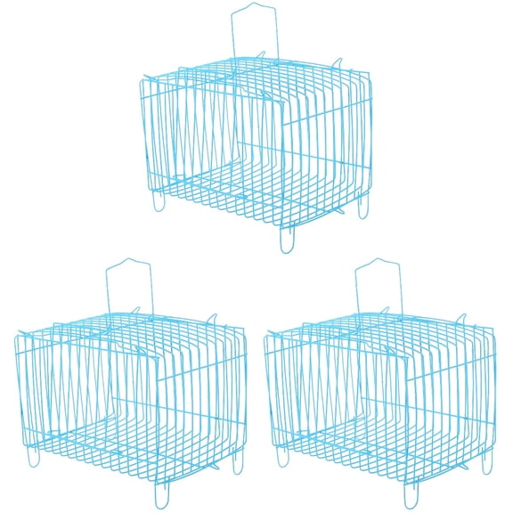 NICEXMAS Breathable Steel Wire Parrot Cage for Travel and Storage 3Pcs