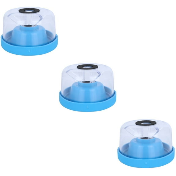 3 Count Plastic Bowl Covers Hammer Drill Catcher Cobalt Bits Hole Saw Sky-blue