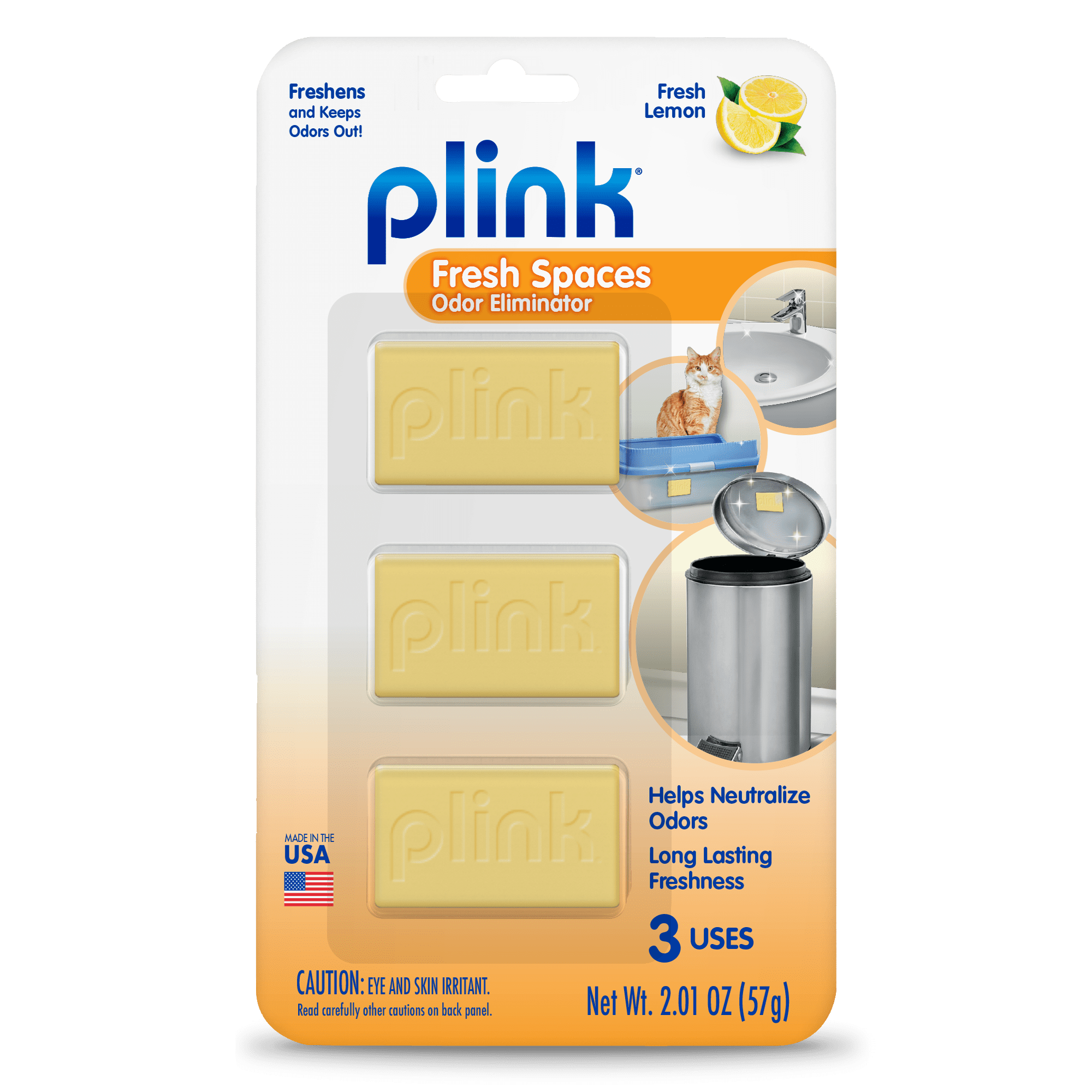 Plink Fresh Spaces Odor Eliminator, 3 Piece