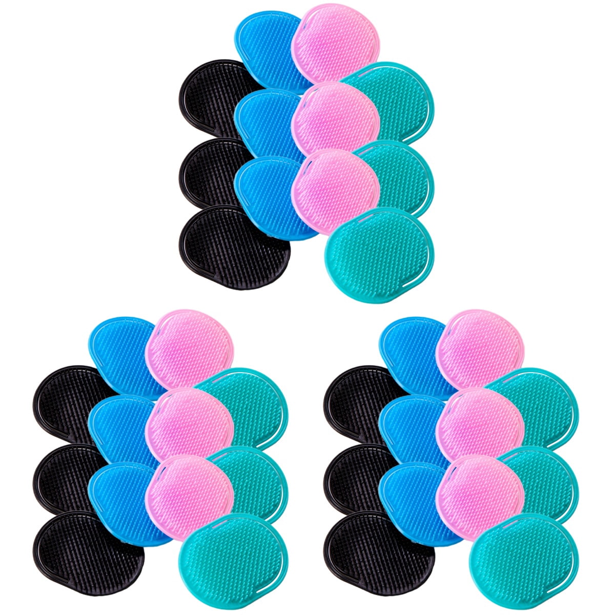 6er-Set Handflächenbürsten – Leichte Taschenkämme Für Bart & Kurze Haare