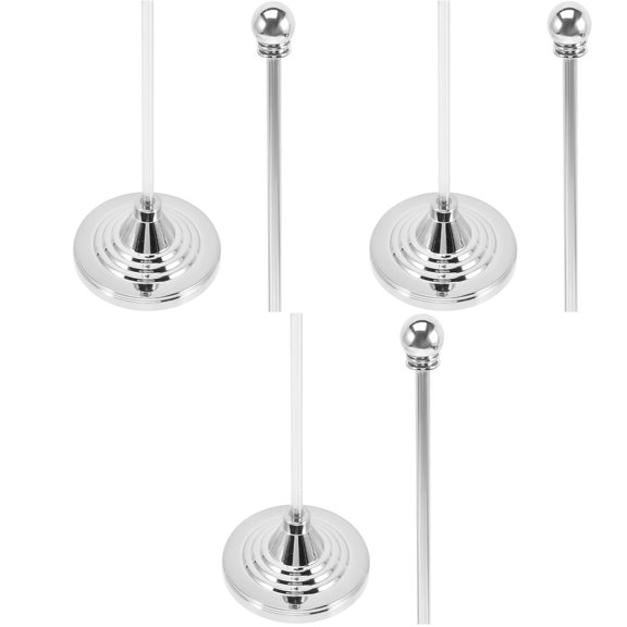 unbranded 3pcs Office Flag Holder Desktop Flag Stand Indoor Flag Pole Holder Table Flagpole