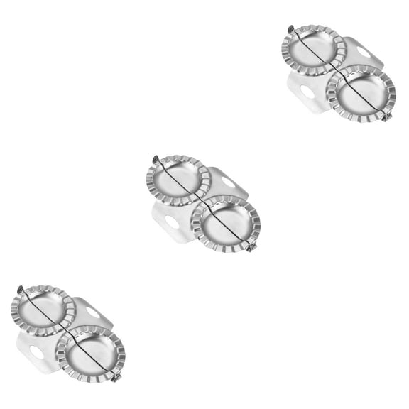 3 Count Ravioli Press Tool Dumplings Mould Squeezer Dough