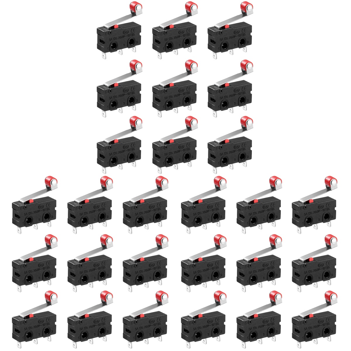 3 Count Roller Micro Single Pole Double Throw Switch Microswitch