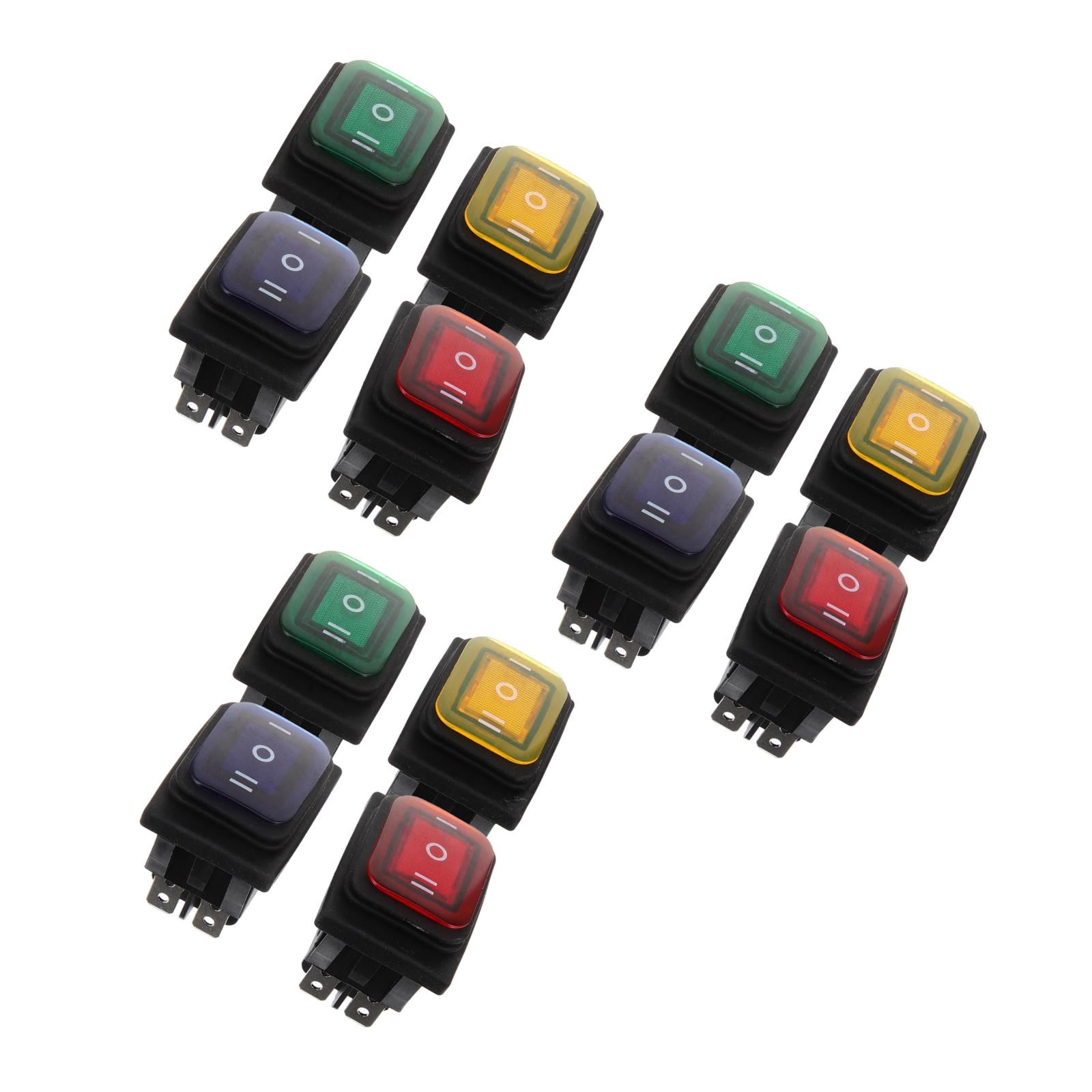 3-Pack Round Rocker Momentary Toggle Switch for Pro Controller ...
