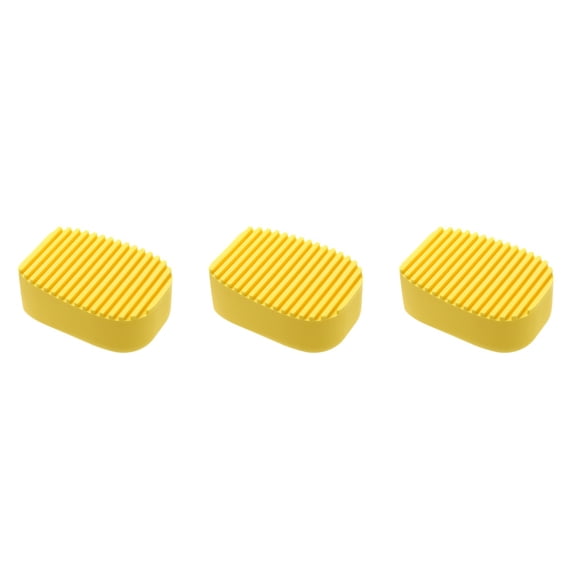 3 Pack Hand Scrubber Brushes with Ergonomic Handles for Cleaning Washboards and