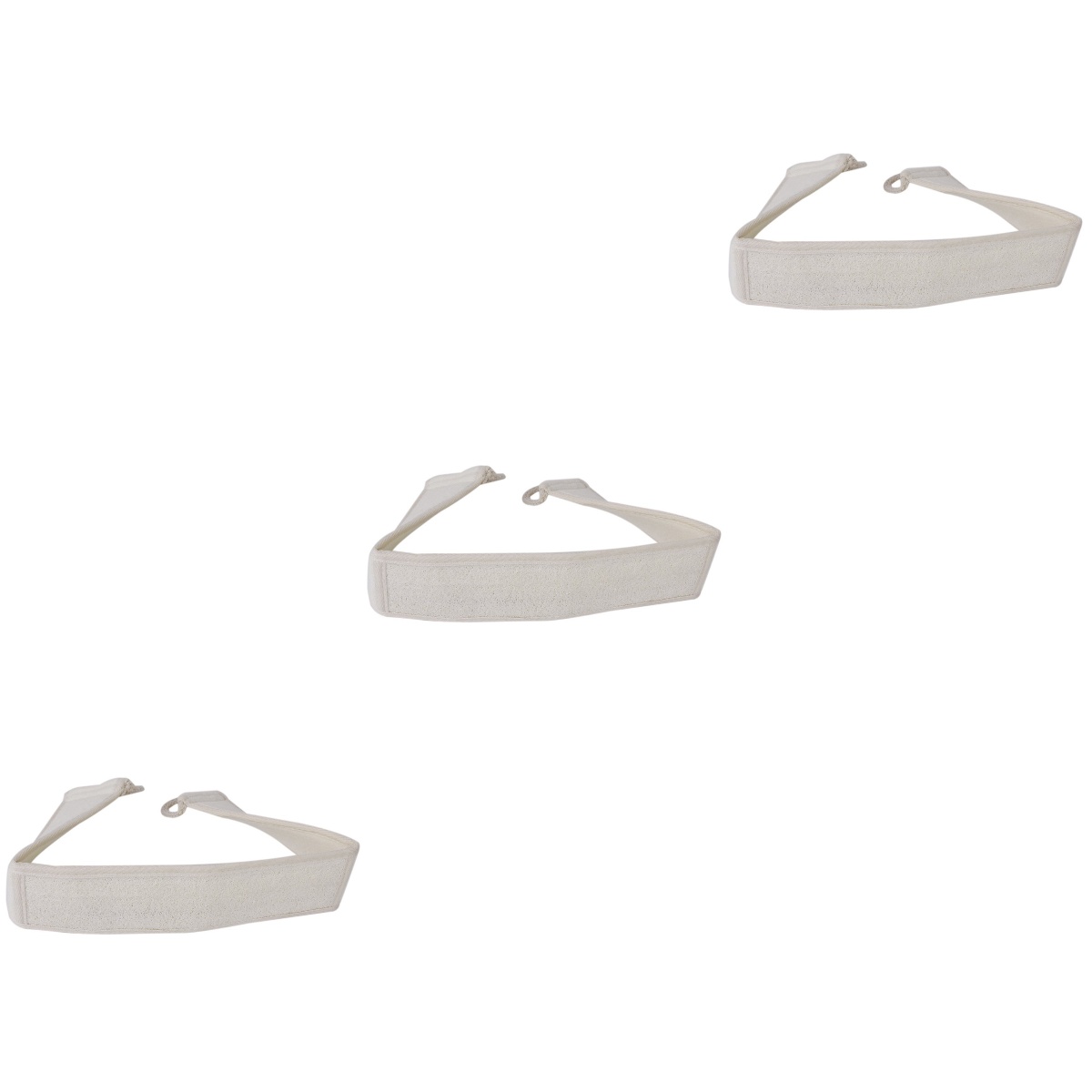 3 Count Scrubber for Shower Exfoliating Back Strap
