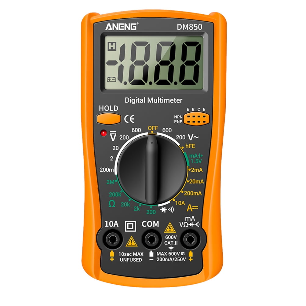 3 Count Silver Tester Electronic Digital Multimeter