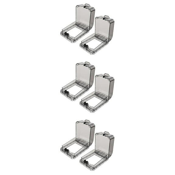 3 Count Socket Cover Switch Outdoor Protectors Transparent