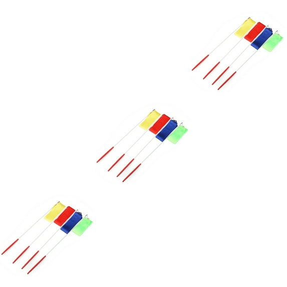 3 Count Sports Accessories Gymnastics Ribbons Archery Finger Tab Machines Rhythmic Colorful