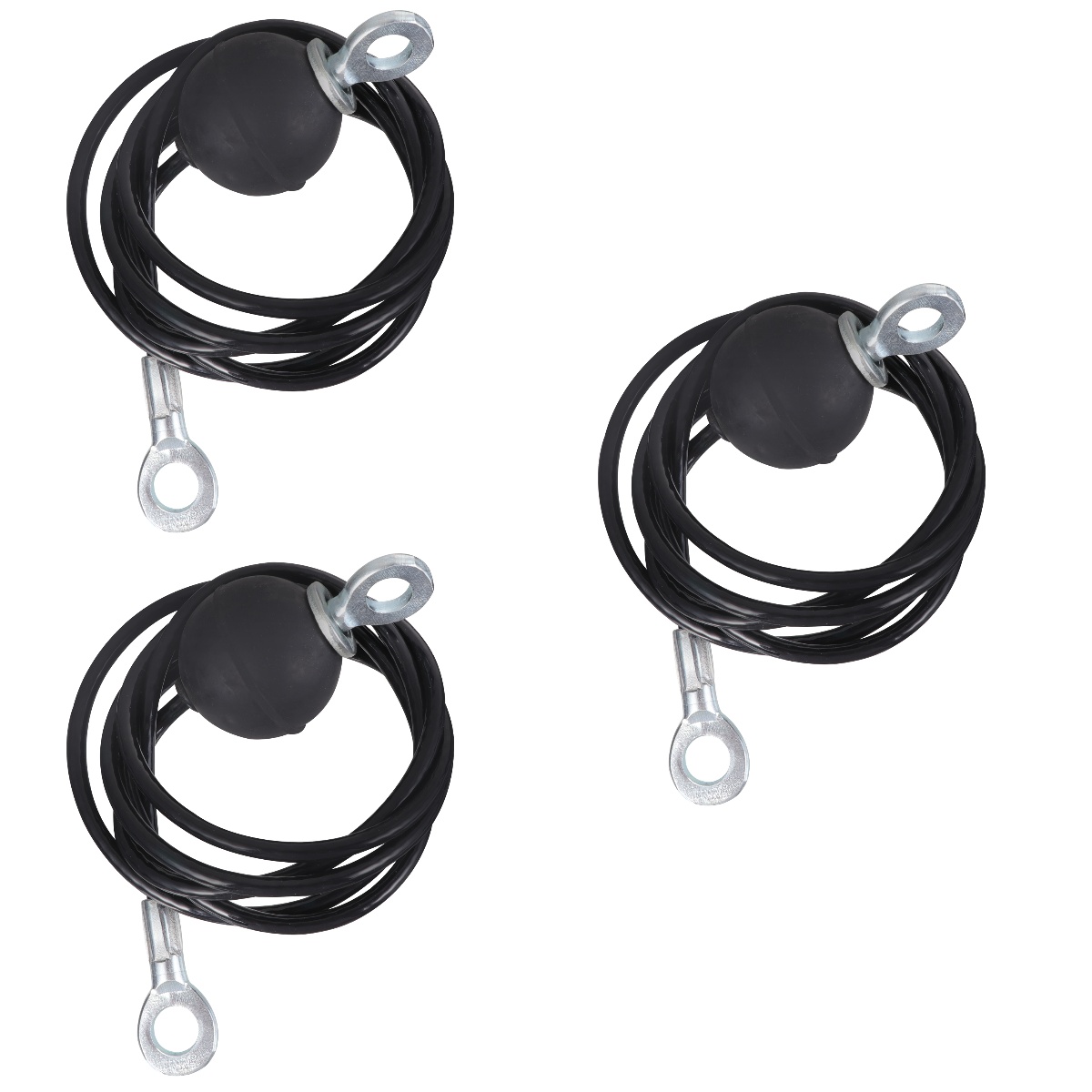 3 Count Straps Fitness Wire Rope Portable Gym Equipment Simple Design ...