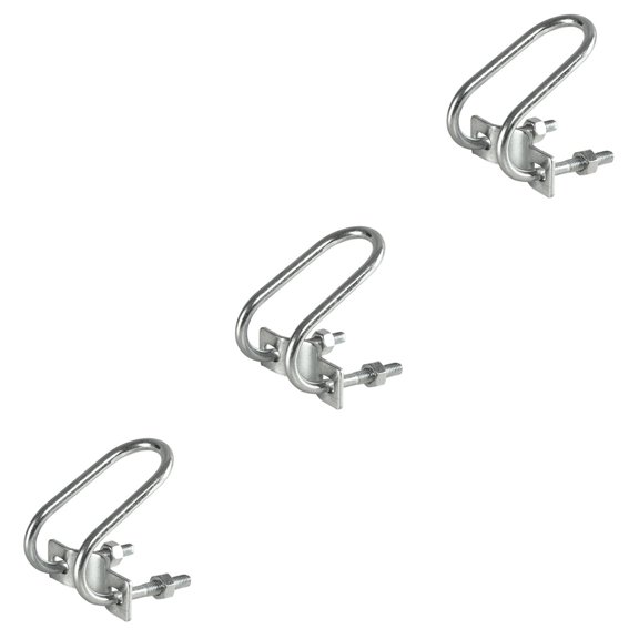 3 Count Sun Umbrella Holder Flags Tricycle Sunshade Patio Metal Clamp Fixation Clip