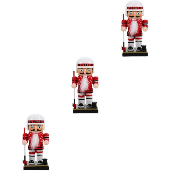 3 Count Tall Nutcracker Christmas Nutcrackers Decoration Interior Man Father Red