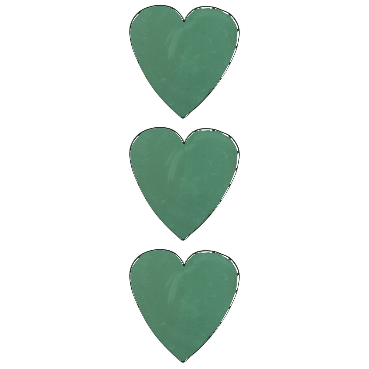 Set of 3 Plant Mud Bowl Flower Accessories Foams Wreath Bride Green