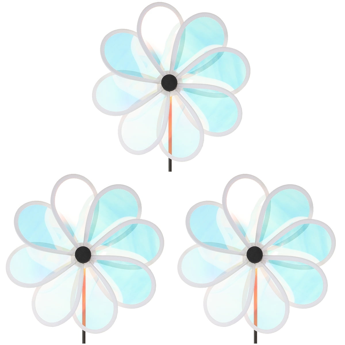 3 Count Windmill Tool Bird Deterrent Reflector Bird Repeller for Yard Pests Repellent Device