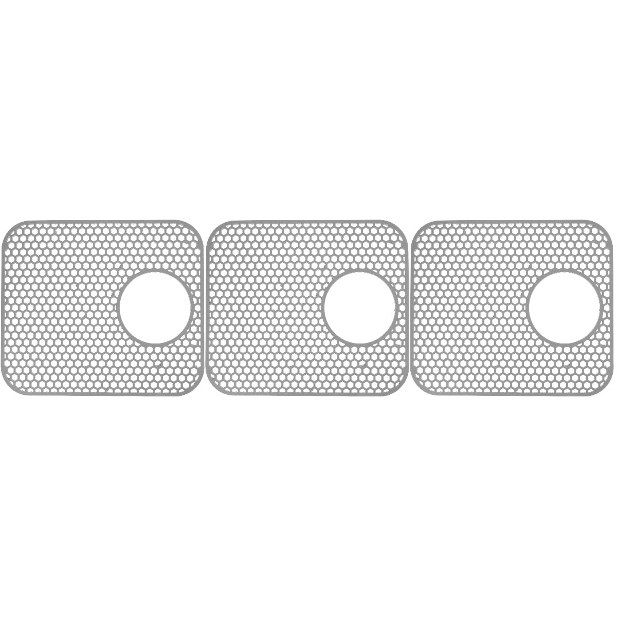 3-Pack Under Sink Mats for Kitchen Cabinet , Easy to Install Shelf Liners
