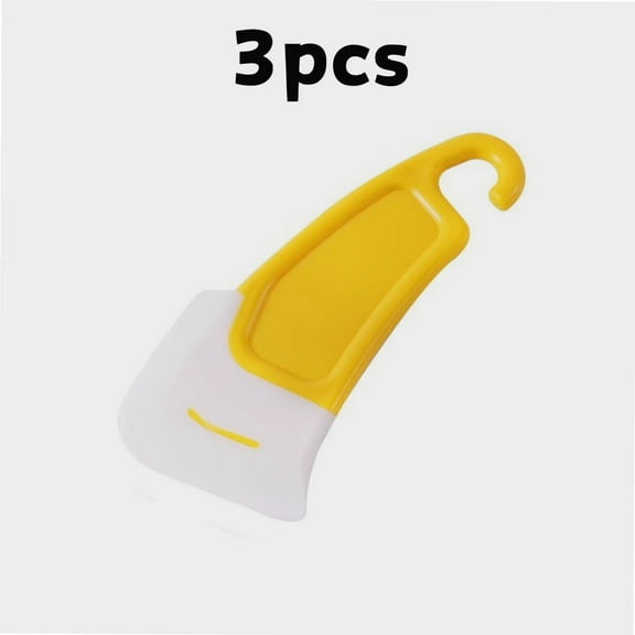 3 Counts Heat Resistant Silicone Scraper,3D Printer Silicone Scraper,Remove Food Rubber Spatula Tools for Cleaning/Mixing/Baking/Cooking，Non Stick Kitchen Scraper for Removing Oil