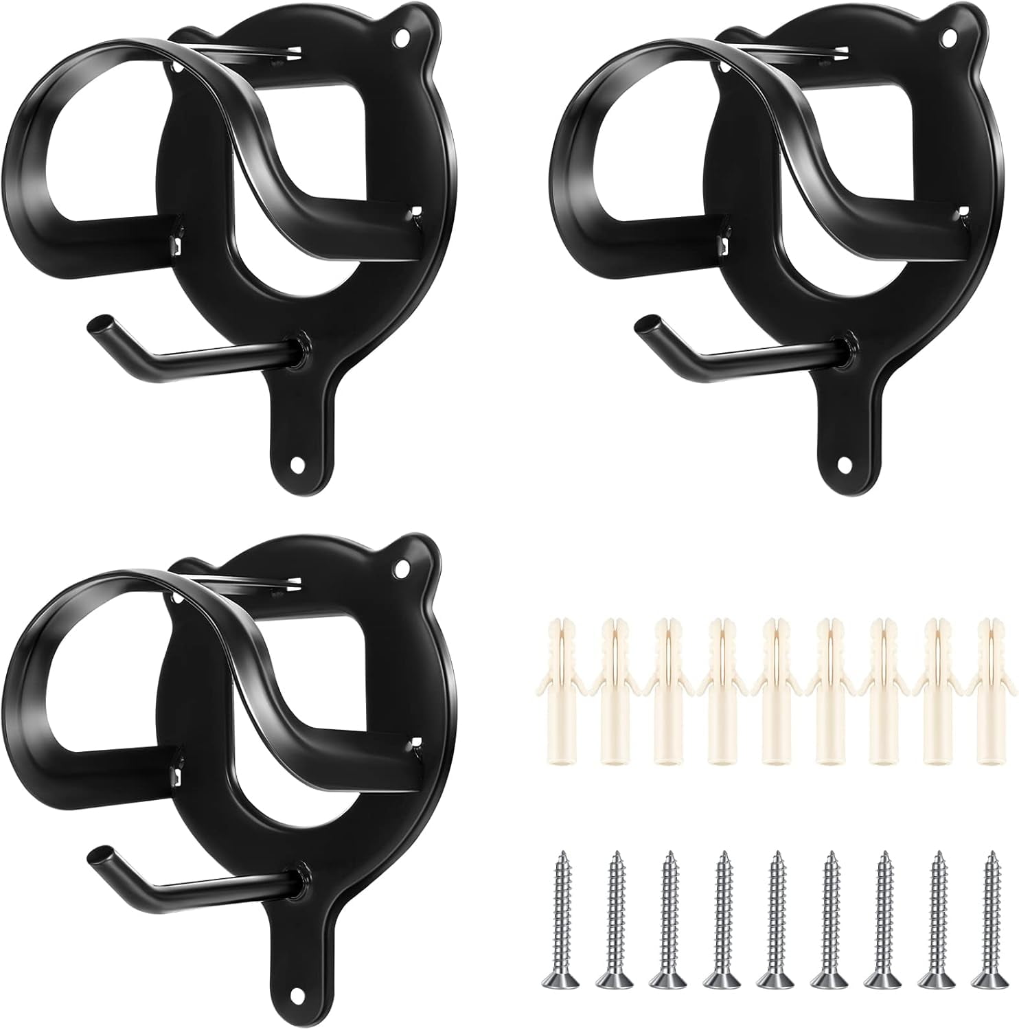 3 Counts Horse Bridle Rack Bracket Bridle Hooks Tack Storage Halter ...