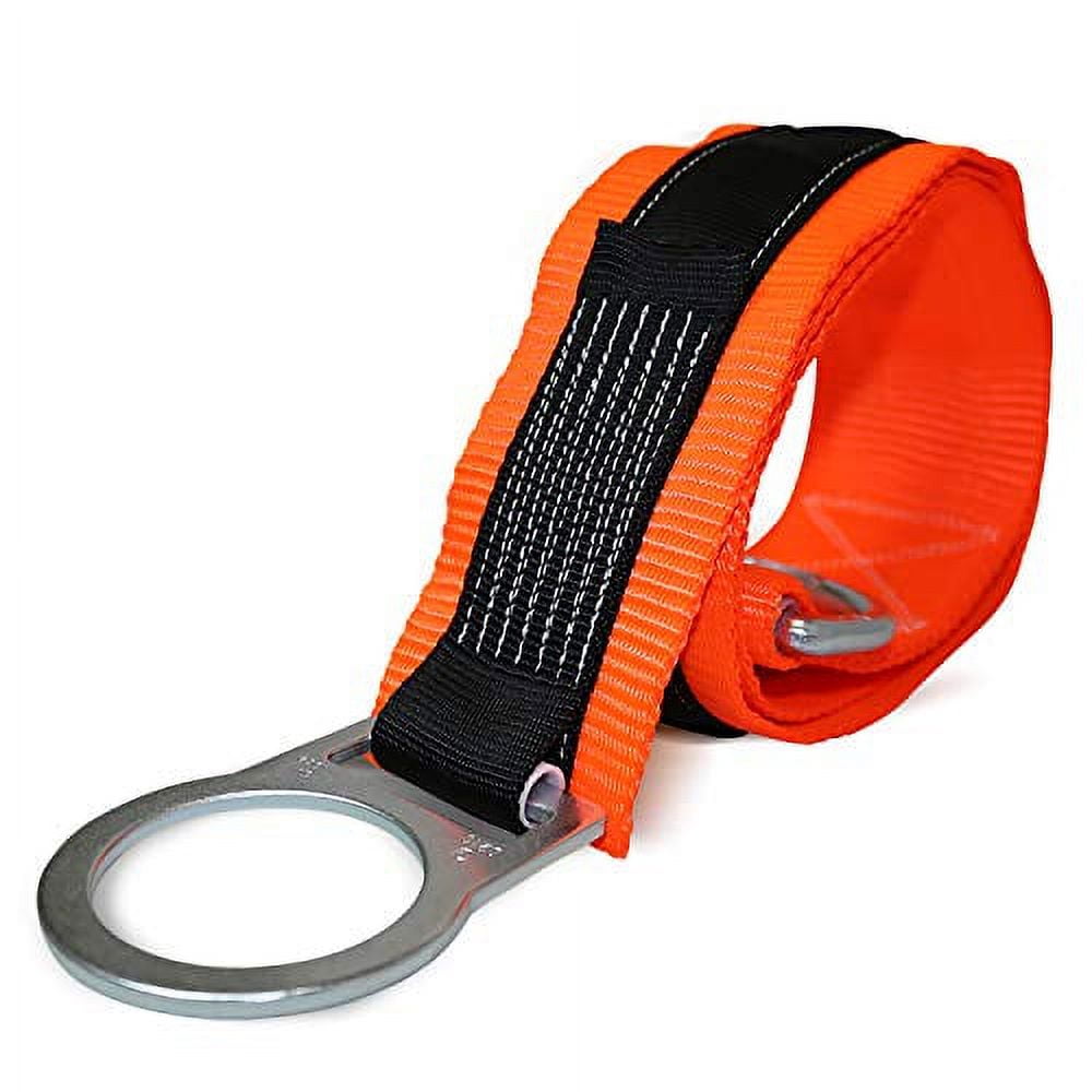 3’ Cross HeavyDuty PassThrough Double Steel Ring, Fall Protection