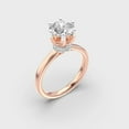 thumbnail image 1 of 3 Ct New Design IGI Certified Lab Grown Diamond Bridal Ring for her Solid 10K Rose Gold | Solitaire Diamond Wedding Rings | Size 5.5 by Diamond-Capitals, 1 of 10