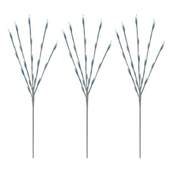 3 Ct Twinkling Twig Tree Pathmarkers, Blue