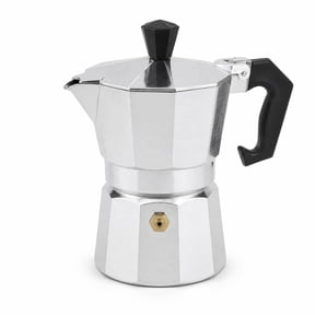 3 Cups Moka Pot Stovetop Coffee Maker for Gas,Electric Stovetop,Italian Espresso Maker for Italian & Cuban Cafe Brewing