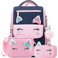 thumbnail image 1 of 3 Cute Backpacks with Lunch Bags Unicorn Backpacks Vacation Travel Women's Backpacks College Students Backpacks, 1 of 7