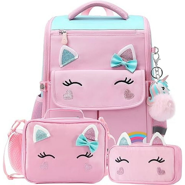 Cute Backpacks with Lunch Bags Unicorn Backpacks Vacation Travel