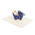 3 D Baby Carriage Greeting Card Paper Card Congratulation Cards Baby