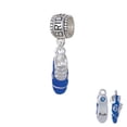 thumbnail image 1 of 3-D Blue Running Shoe - Bridesmaid Charm Bead, 1 of 1