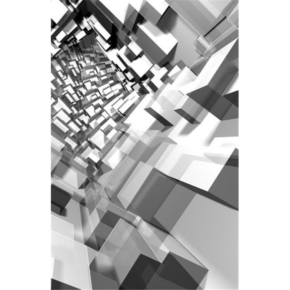 3-D Boxes Poster Print by Ryan Briscall, 22 x 34 - Large