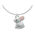 thumbnail image 1 of 3-D Bunny Charm Necklace, 18"+2" Extender, 1 of 1