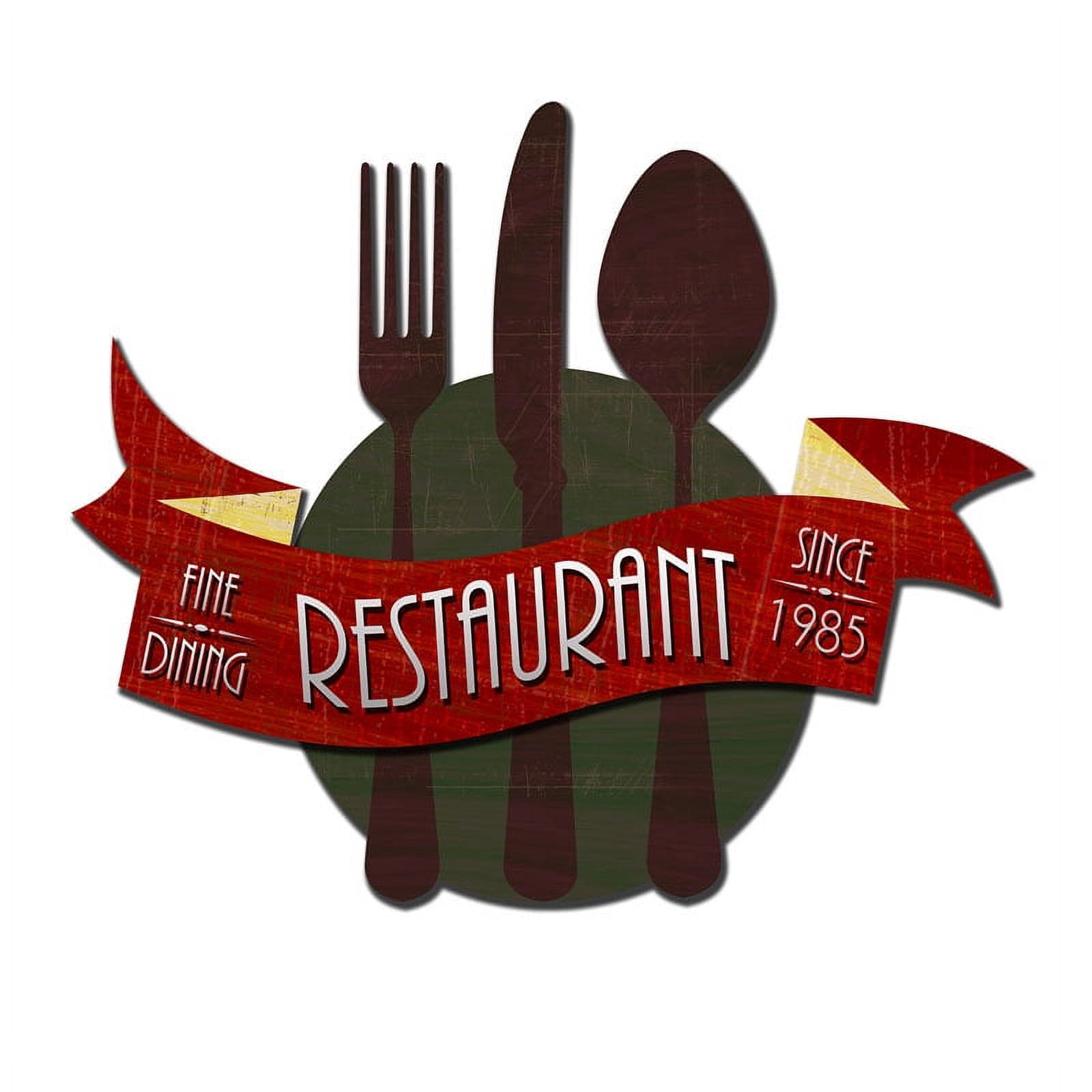 3-D Fine Restaurant Vintage Sign “Made in the USA with heavy gauge ...
